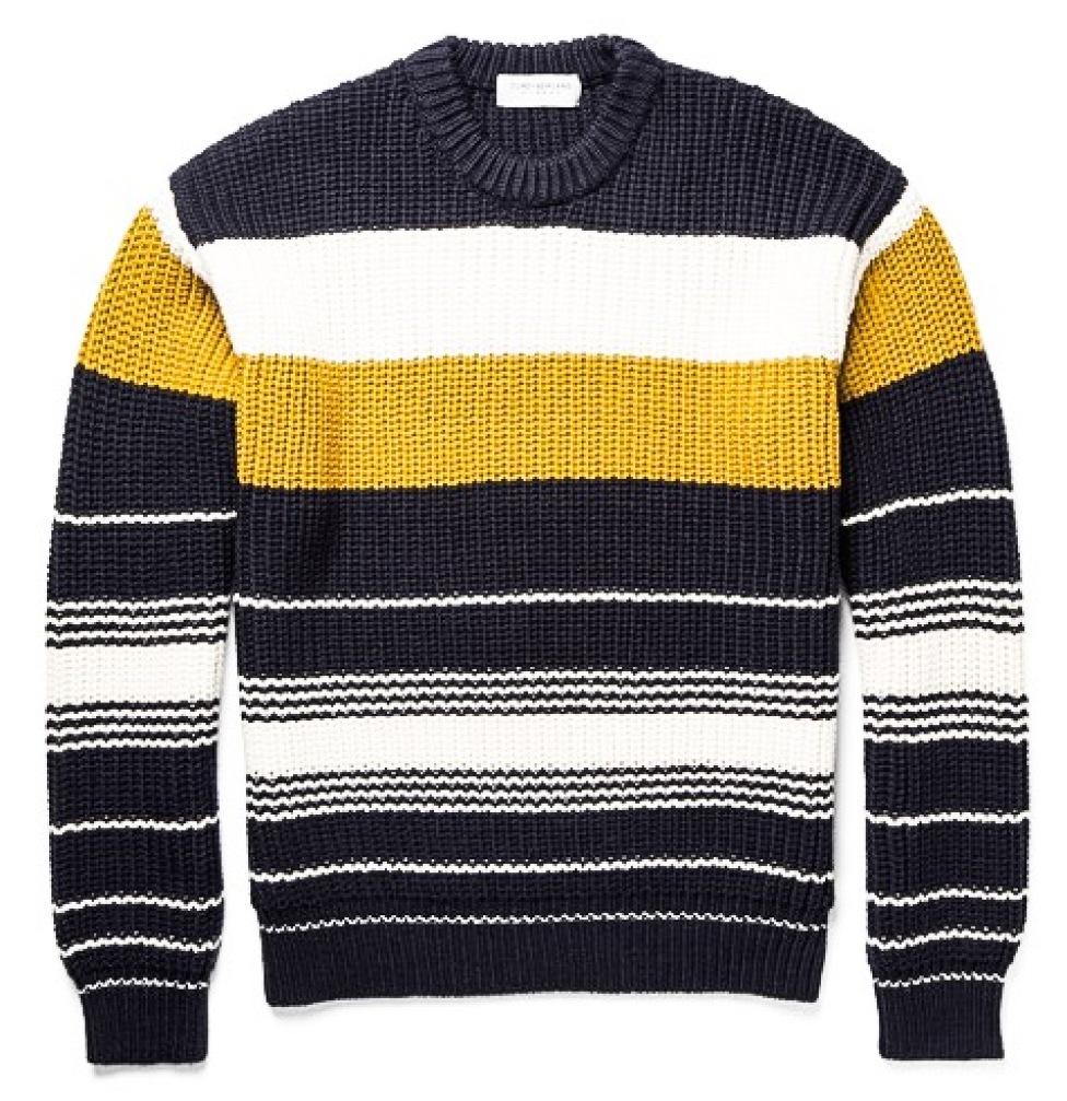 http://www.mrporter.com/en-us/mens/tomorrowland/chunky-knit-striped-wool-sweater/591194